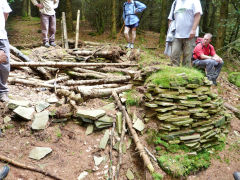 Pwll Tra ecohouse, Nant Carn, Cwmcarn, July 2011